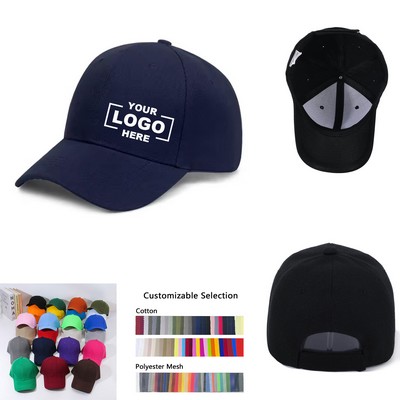 Full Color Sublimation Embroidered Baseball Cap