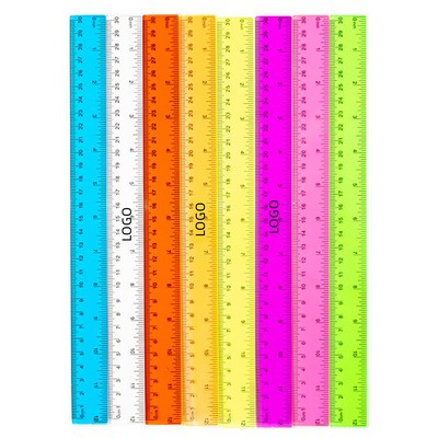 Plastic Transparent Colored Ruler