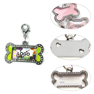 Aluminum Bone Pet Tag