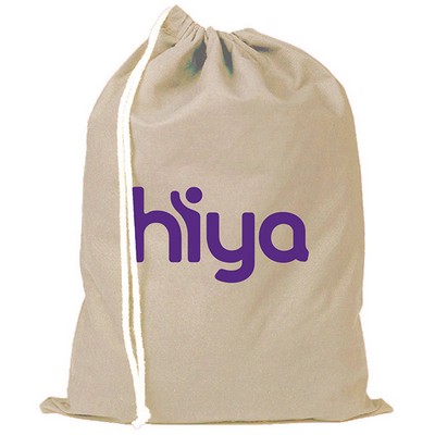 Drawstring Colored Canvas Shoe Bag (13" x 17")