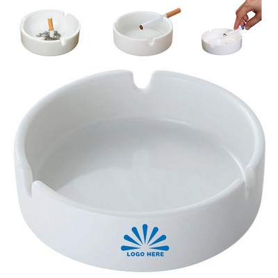 Round Ceramic Ashtray