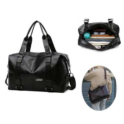 Large Pu Leather Travel Bag