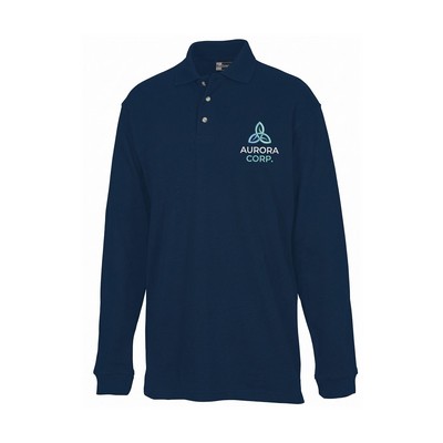 Custom Long-Sleeve Polo Shirts
