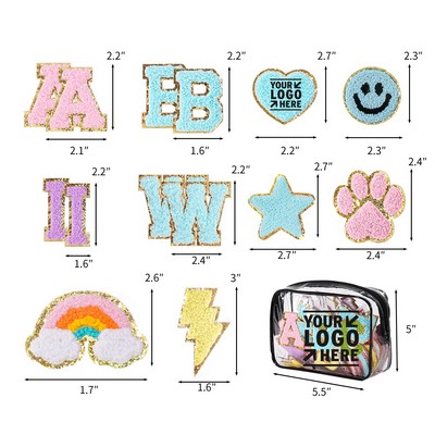 Self-Adhesive Chenille Letter Patch