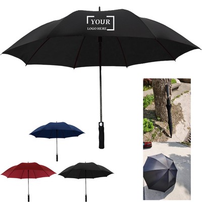 Automatic Open Double Canopy Vented Golf Umbrella