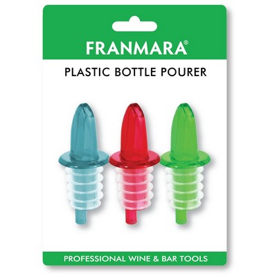 Plastic Bottle Pourer (3 on a Card)