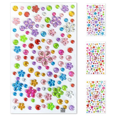 Sparkling Adhesive Craft Gems