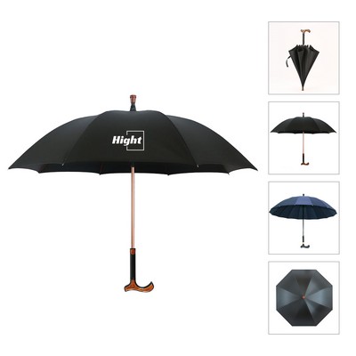 Walking Stick Shape Windproof Golf Umbrella