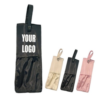 Polyester Heat Resistant Pouch For Curling Iron Storage And Travel