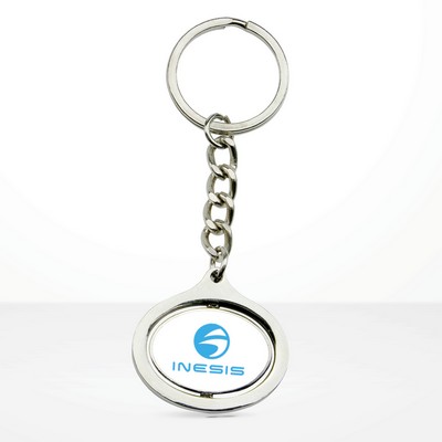 Oval Dynamic Keychain (5-Day Production)