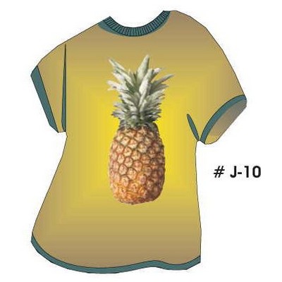 Pineapple T-Shirt Acrylic Coaster w/Felt Back