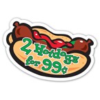 Full Color Custom Shape Vinyl Badge (9.1 to 12 Sq. Inch)