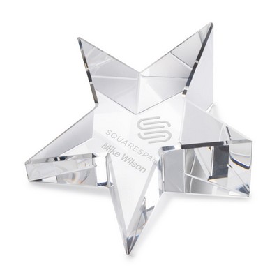 Slanted Star Paperweight