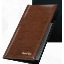 Brown Check Holder w/"Thank You" Imprint-- in Stock