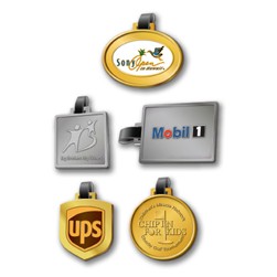 Solid Metal Cast Bag Tag