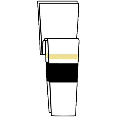 Pittsburgh Pro Series White Home Socks w/Gold & Black Stripes