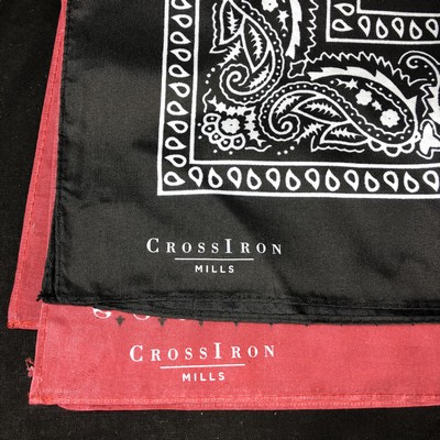 Red Western Bandana (19"x19")