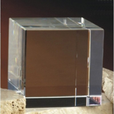 4" Optical Crystal Cube Award