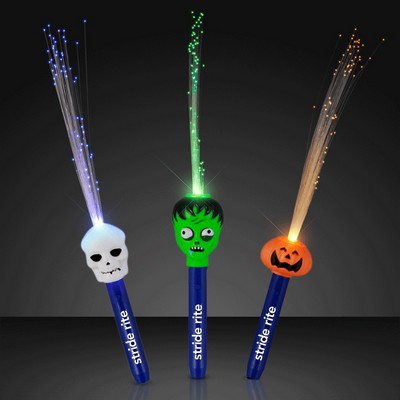 Light Up Fiber Optic Halloween Wands - PRINTED
