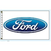 Authorized Dealer Free Flying Drape Flags (Ford®) (2.5' x 3.5')