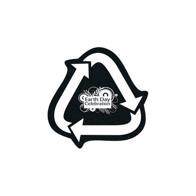 5" Standard Recycled Rubber Recycle Arrows Jar Opener