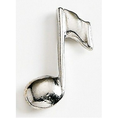 Music Note Marken Design Quick Ship Cast Lapel Pin (Up To 7/8")