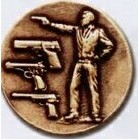Stock Newport Mint Medal - 1 1/2" (Shooting Pistol)