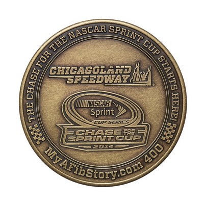 Antique Brass/Verbronze? Coin - Medallion High Volume (1-1/4")