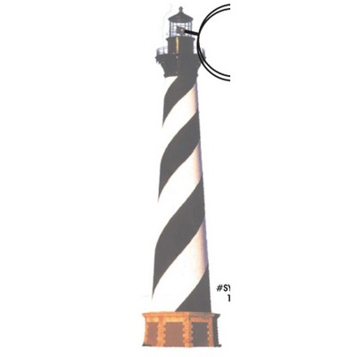 Lighthouse Executive Key Chain w/Mirrored Back (10 Square Inch)