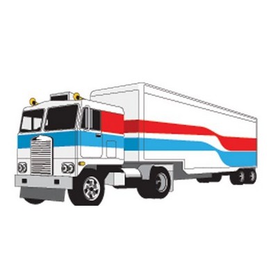 Semi Truck Maxi Magnet (4 Square Inch)