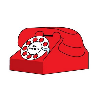 Rotary Dial Telephone Maxi Magnet (3 Square Inch)