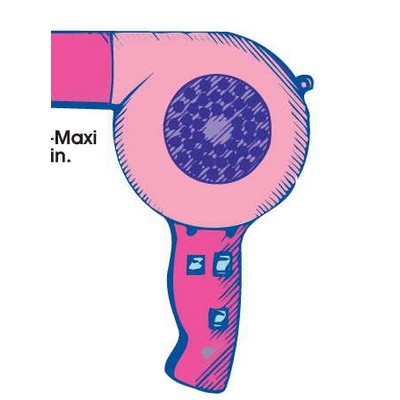 Hair Dryer Maxi Magnet (2 Square Inch)