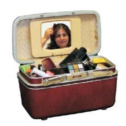 Makeup Case Promotional Magnet w/ Strip Magnet (10 Square Inch)