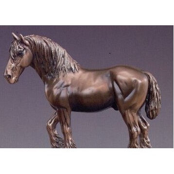 Shire Mare Trophy w/Oblong Base (8"x8.5")