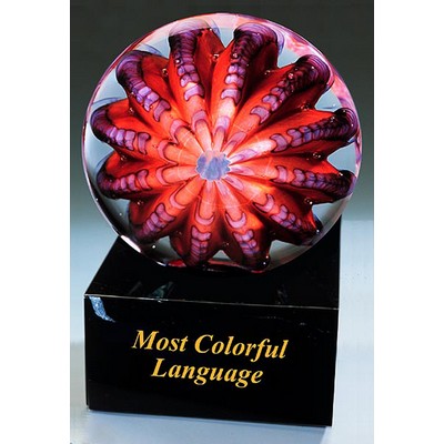 Most Colorful Language Sculpture w/o Marble Base (4.25"x4.25")