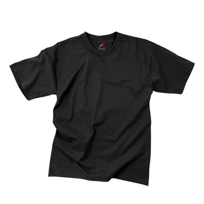 100% Cotton Black Military T-Shirt (S to XL)