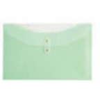 Lime Green Two Pocket Poly Envelope (13 1/4"X9")