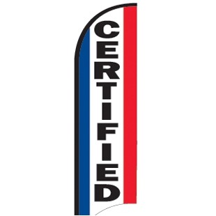 11' Street Talker Replacement Feather Flag (Certified)