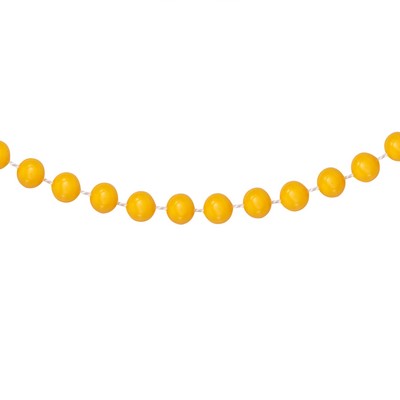 33" Yellow Beads