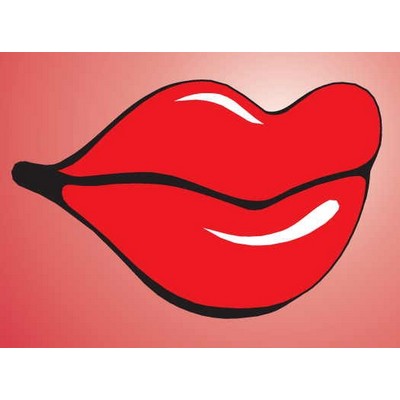 Lips Metal Photo Magnet (2 1/2"x2 1/2")