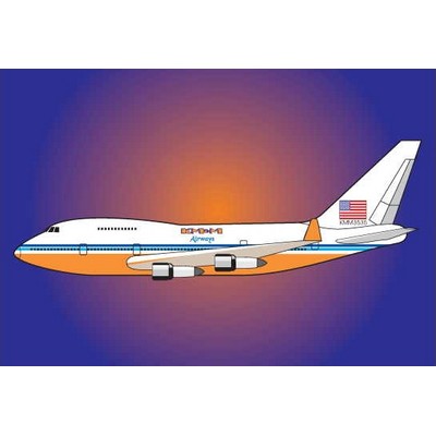 Jet Metal Photo Magnet (2 1/2"x2 1/2")