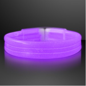 Thick Purple Glow Bracelet - BLANK