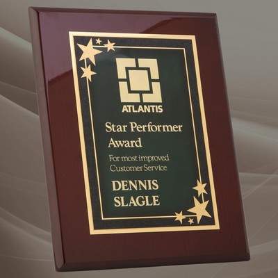 Rotary Engraved Wall Plaque