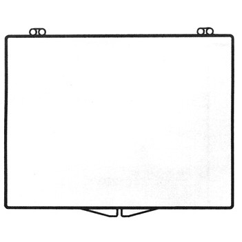 Rigid Clear Hinged Plastic Box (4 5/8"x3 1/2"x3/8")