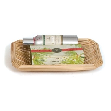 Rectangle Wicker Gift Basket (11"x7"x1 1/2")
