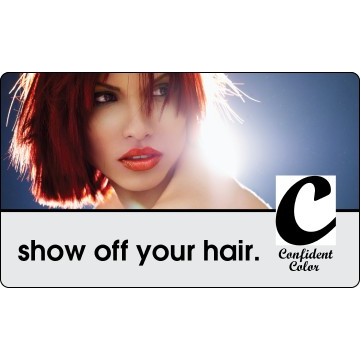 5" X 3" Kwik-Ship Clear Poly Digital Print Round Corner Decal w/Back Adhesive