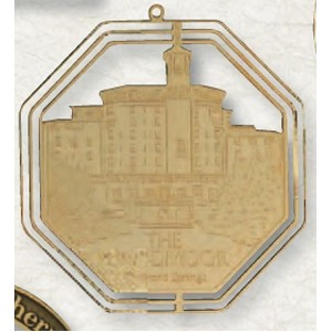 Octagon Top Brass Bookmark