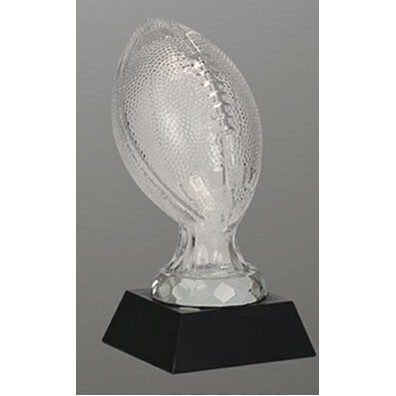 7½" Crystal Football Sports Award