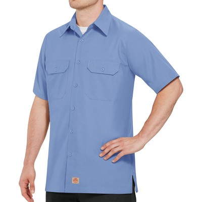 Red Kap® Men's Short Sleeve Solid Rip Stop Shirt