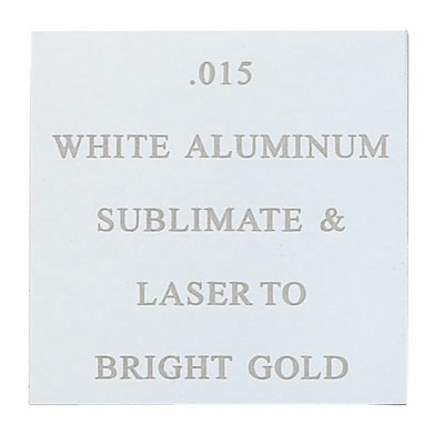 White Aluminum Engraving Sheet Stock (12"x24")